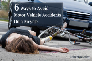 Motor Vehicle Accidents On a Bicycle Motor Vehicle Accidents On a Bicycle