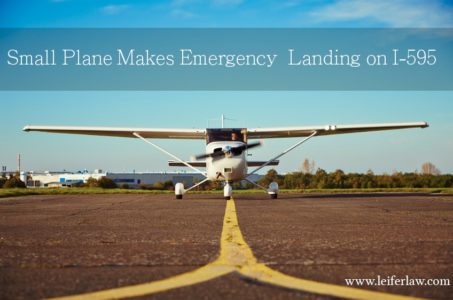 Emergency Landing on I-595 Emergency Landing on I-595