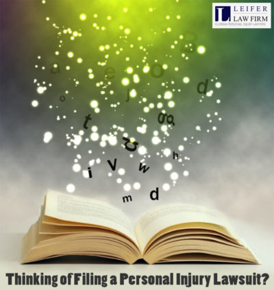 Filing a Personal Injury Lawsuit Filing a Personal Injury Lawsuit