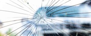 shattered windshield