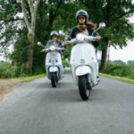 Moped riding Moped riding